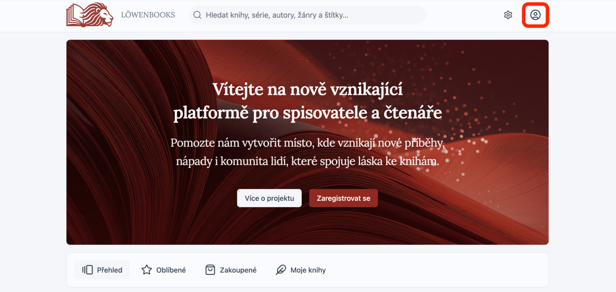Registrace na Löwenbooks